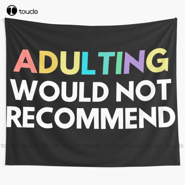Home Decor Website Free - New Adulting Would Not Recommend Tapestry