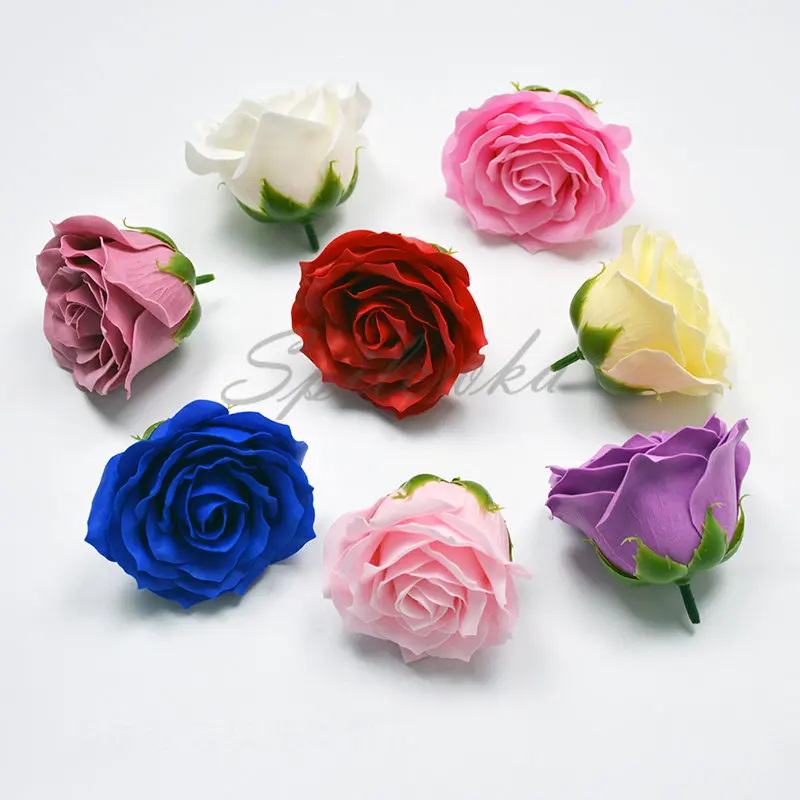 Home Decor For Birthday - Spilewka 6-Layer Dia7cm Quality Roses Flowers