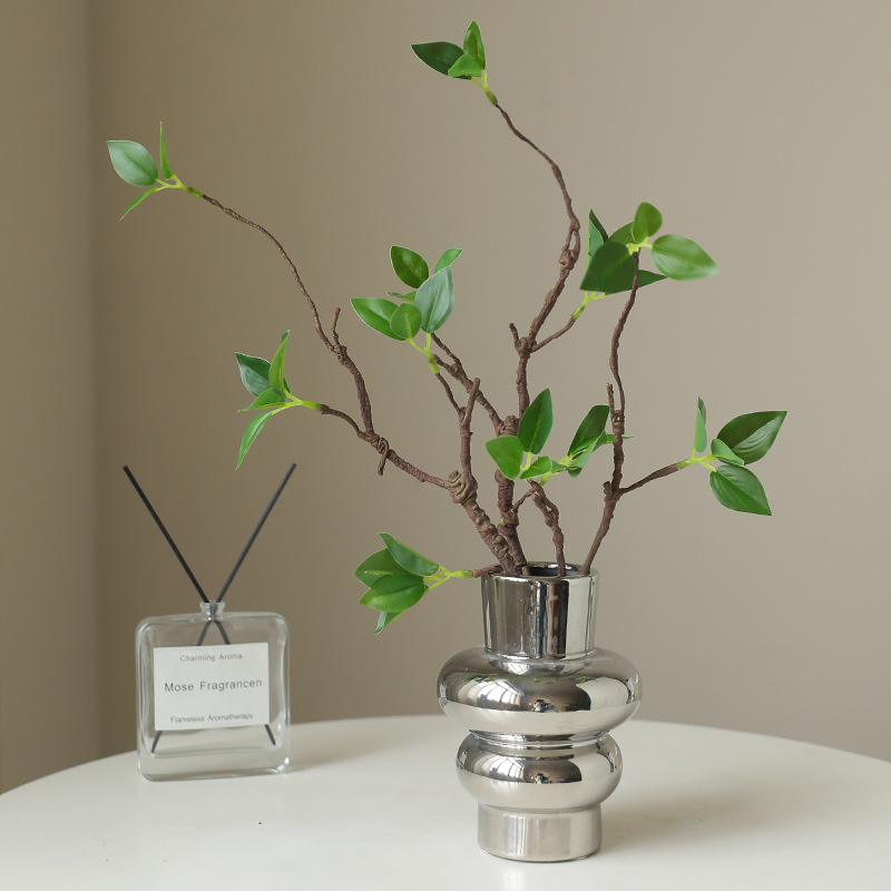Home Decor Zen Style - 17.3 Inch Artificial Branch with Green