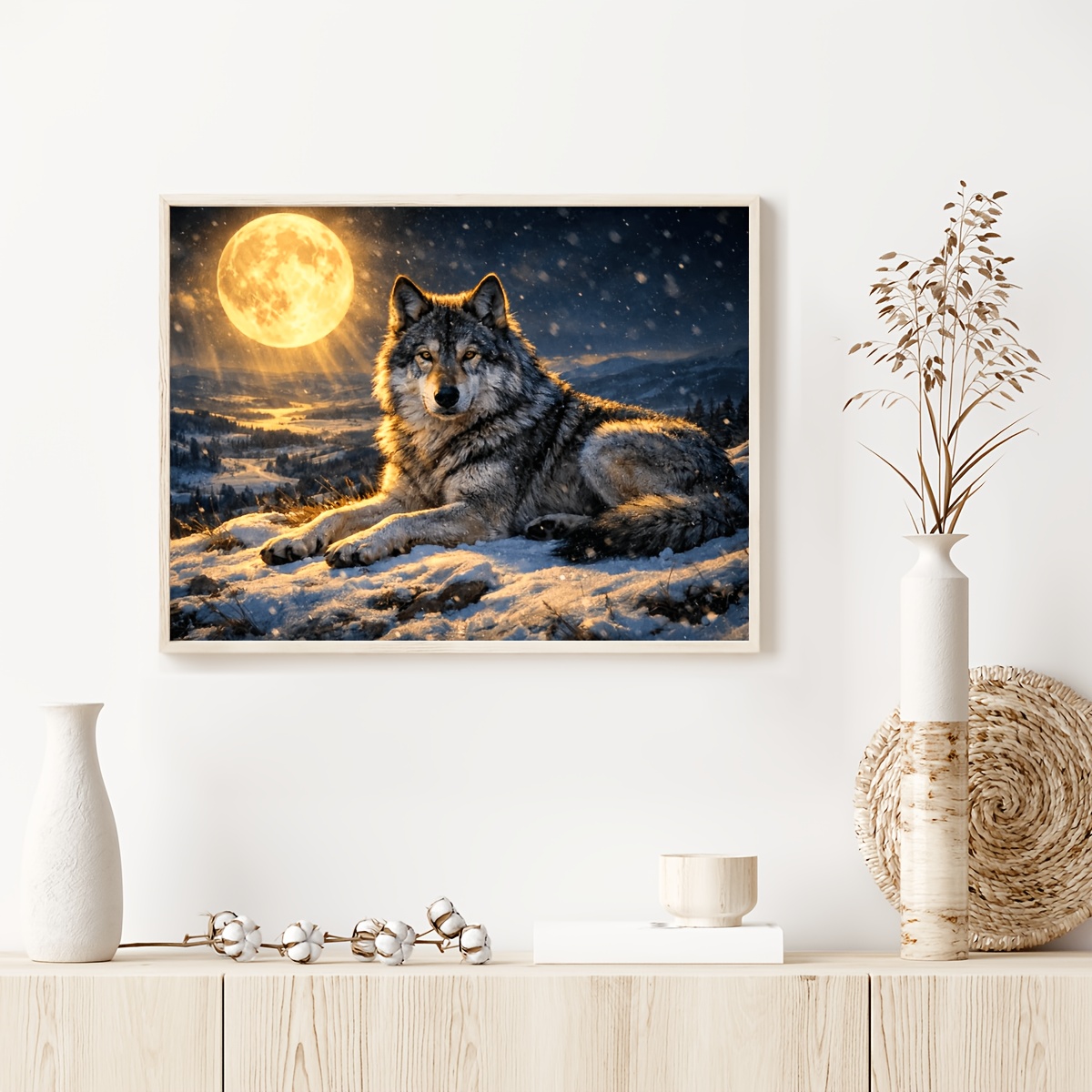 Home Decor Under 1000 - 500/1000/1200/2000PCS Puzzles for Adults Wolf Under