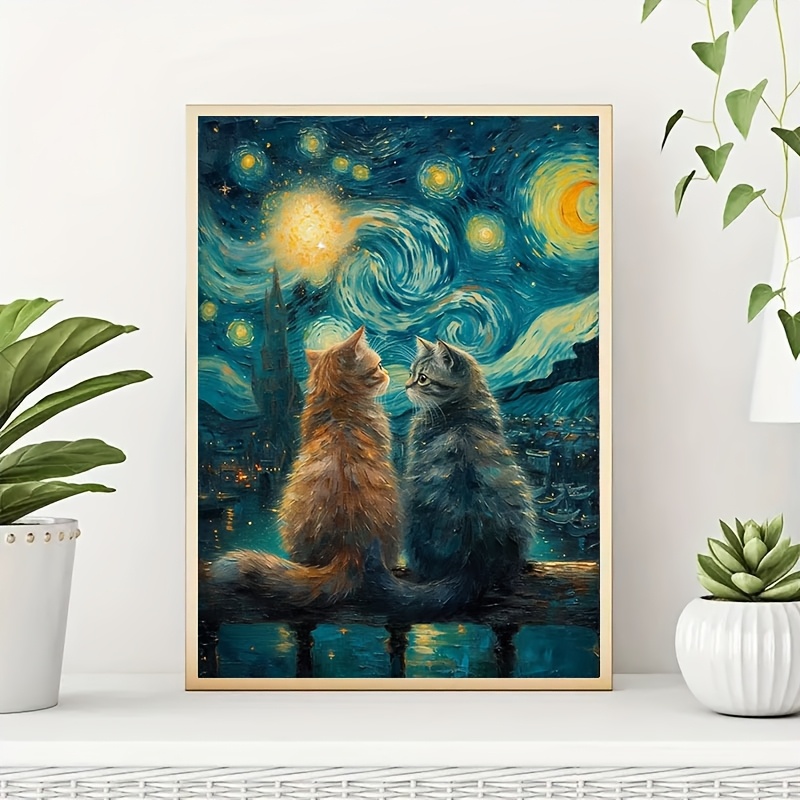 Home Decor Under 1000 - 500/1000/1200/2000PCS Puzzles for Adults Cute Cat