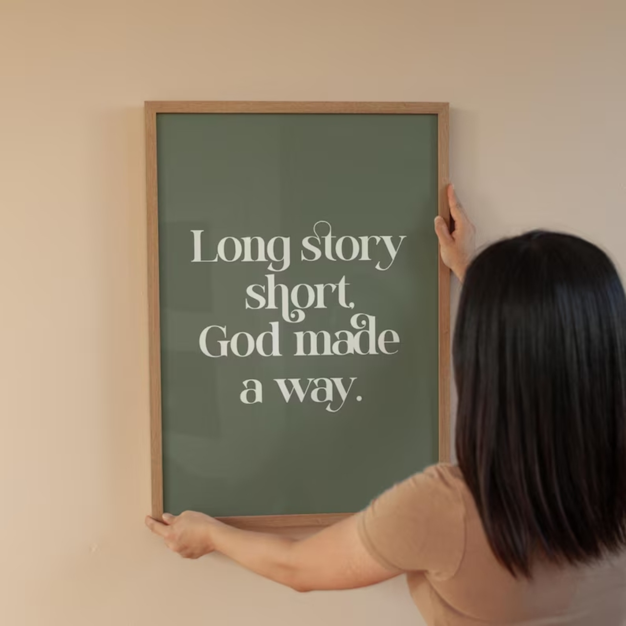 Long Story Short God Made A Wa - Home Decor Nepal ulasan dan harga