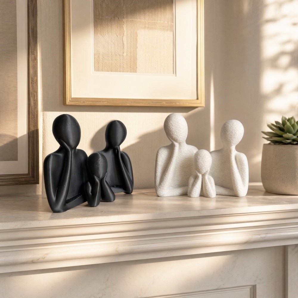 Couple Embracing Sculpture Abs - Abstract Sculpture Resin ulasan dan harga