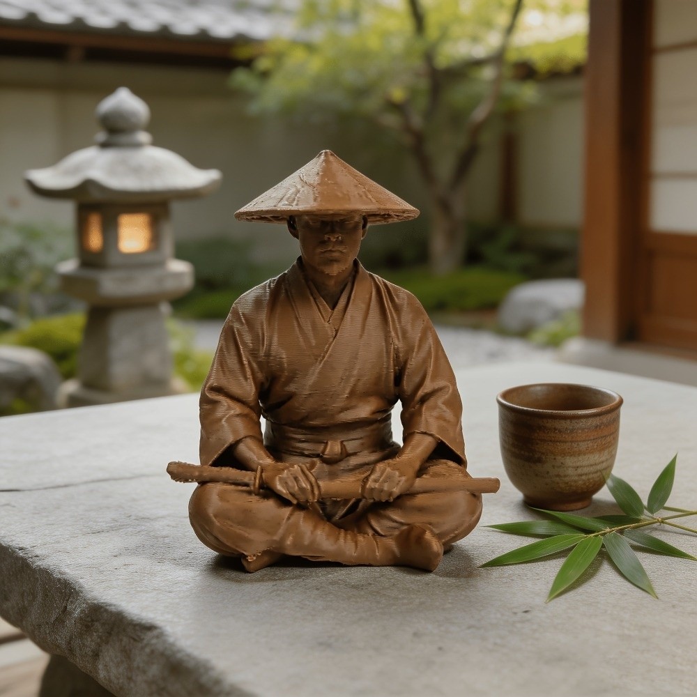 Funny Sitting Pose Ninja Ornam - Home Decor Zen Style ulasan dan harga