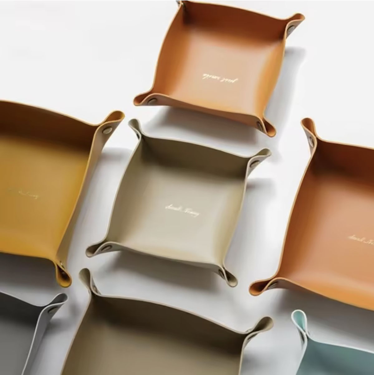 Nordic Style Leather Storage T - Home Decor Organizer ulasan dan harga