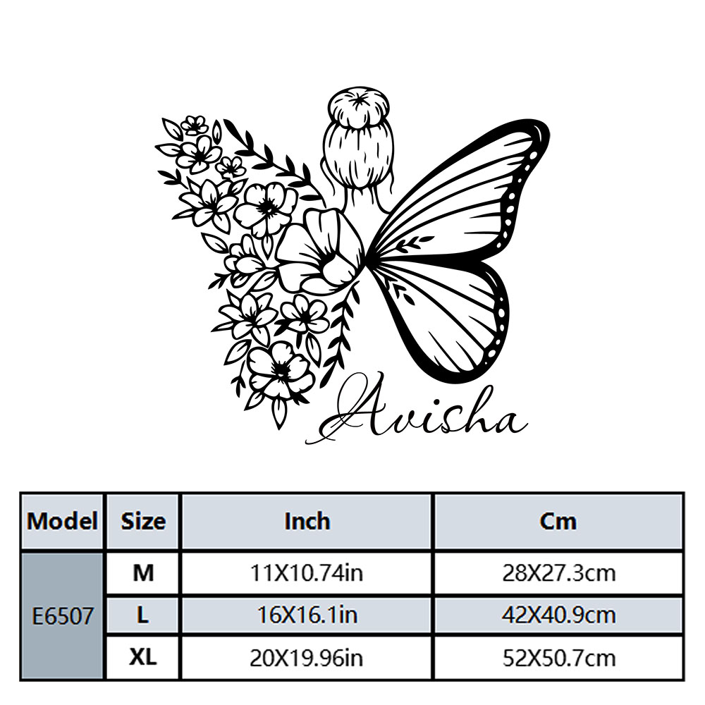 1PC NEW Butterfly Flower Fairy - Home Decor Wall Tiles ulasan dan harga