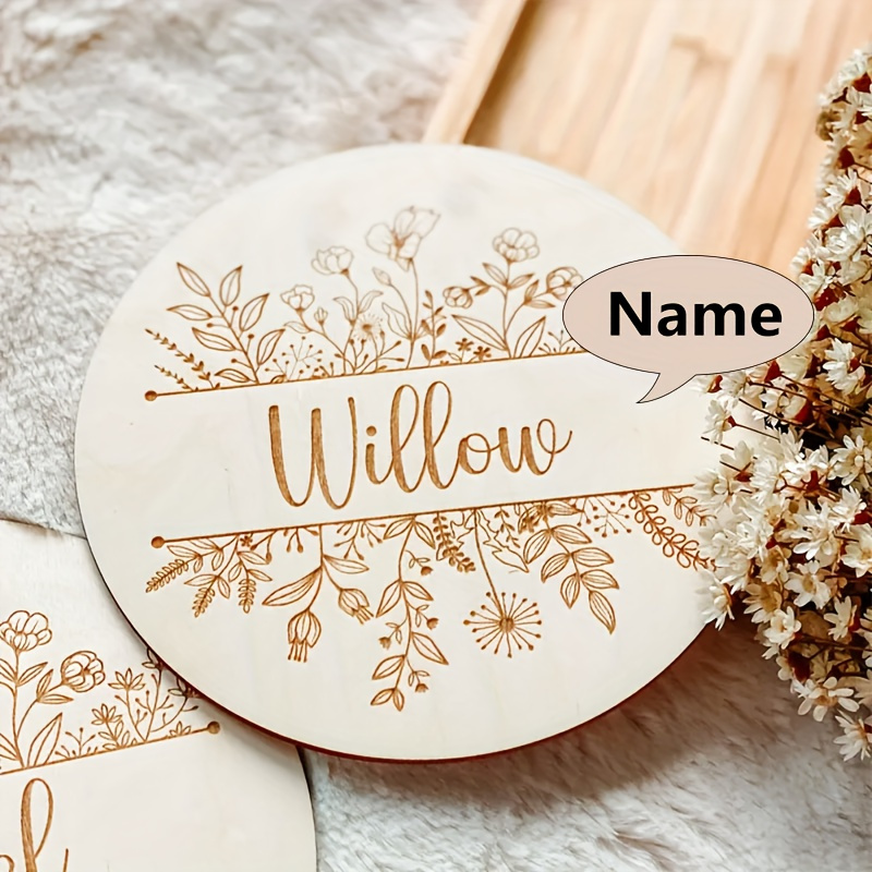 Personalized Floral Engraved N - Home Decor Unique ulasan dan harga