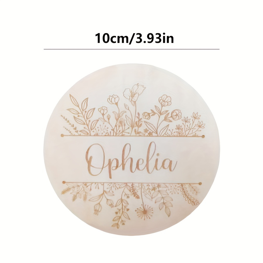 Personalized Floral Engraved N - Home Decor Unique ulasan dan harga