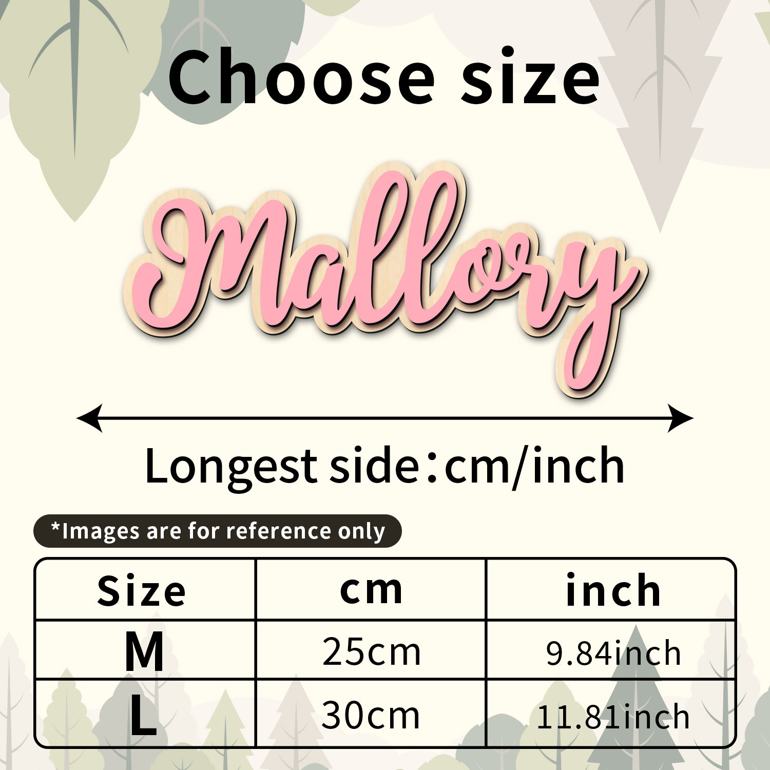 1 Personalized Double-layer Wo - Home Decor For Birthday ulasan dan harga