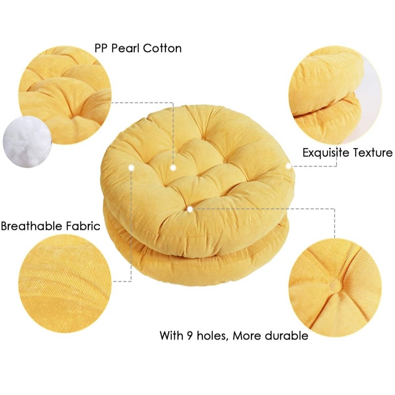 Thick Large Round Cushion,Soft - Home Decor Zen Style ulasan dan harga