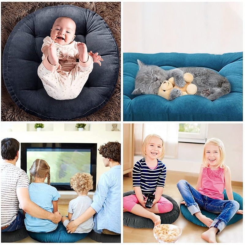 Thick Large Round Cushion,Soft - Home Decor Zen Style ulasan dan harga