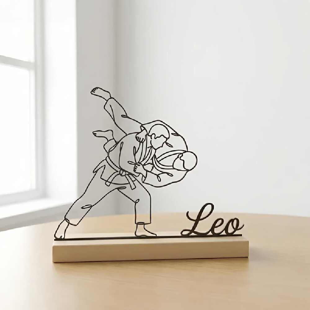Custom Engraved Judo Martial A - Home Decor Unique ulasan dan harga