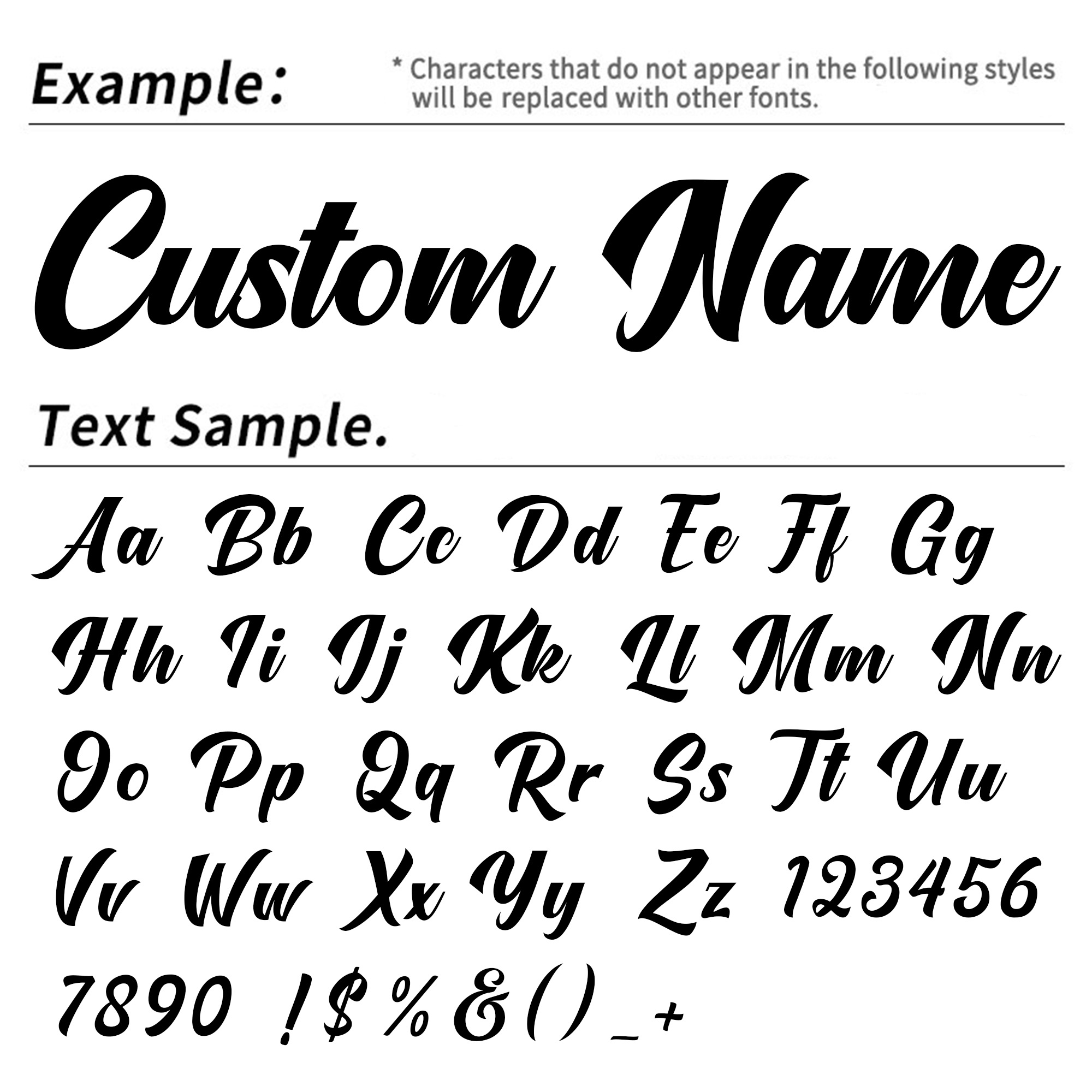 3PCS Custom Name Stickers Pers - Home Decor Unique ulasan dan harga