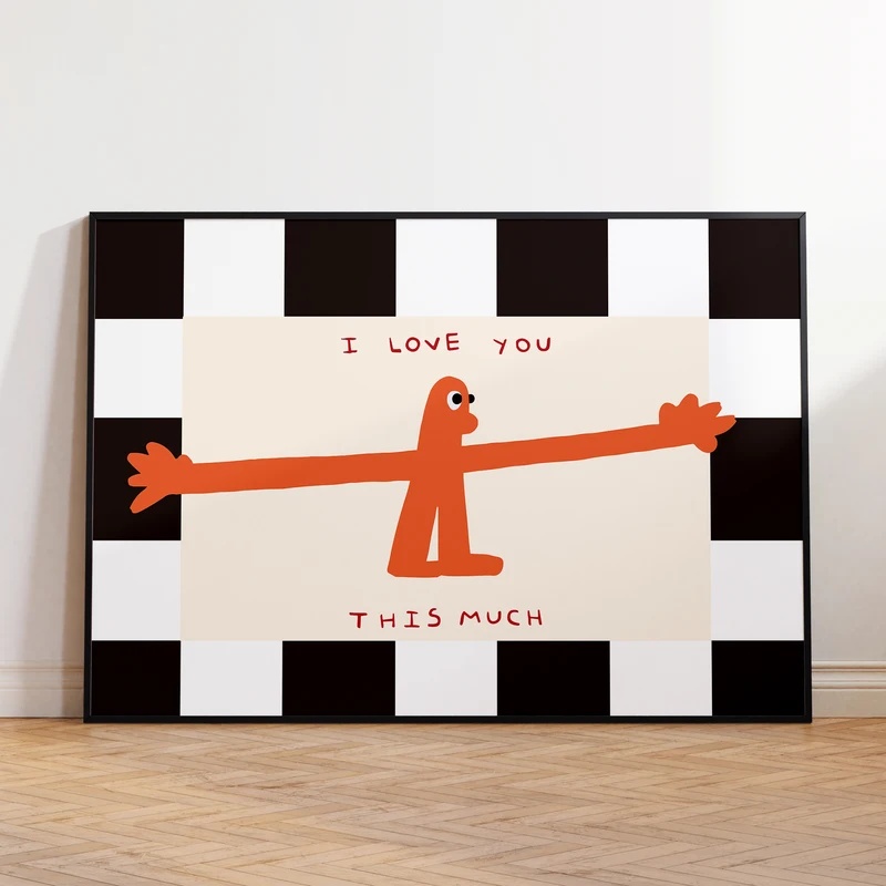 I Love You This Much Quote Wal - Home Decor Lovely Home ulasan dan harga