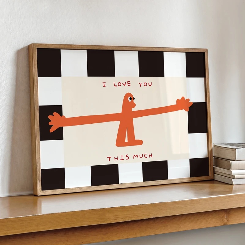 I Love You This Much Quote Wal - Home Decor Lovely Home ulasan dan harga