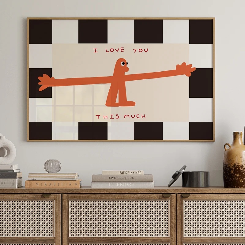 I Love You This Much Quote Wal - Home Decor Lovely Home ulasan dan harga
