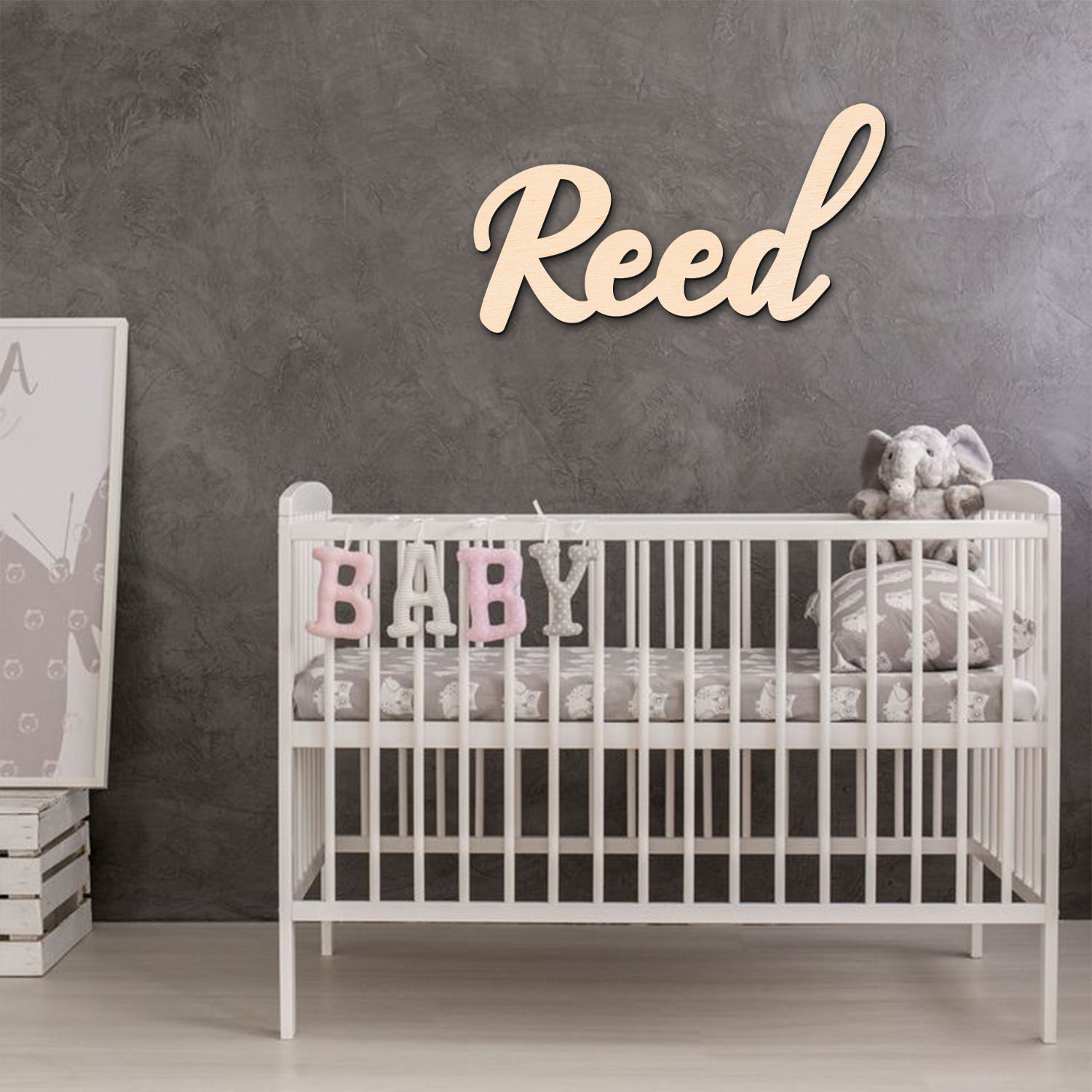 1pc personalized wooden surnam - Home Decor Unique ulasan dan harga