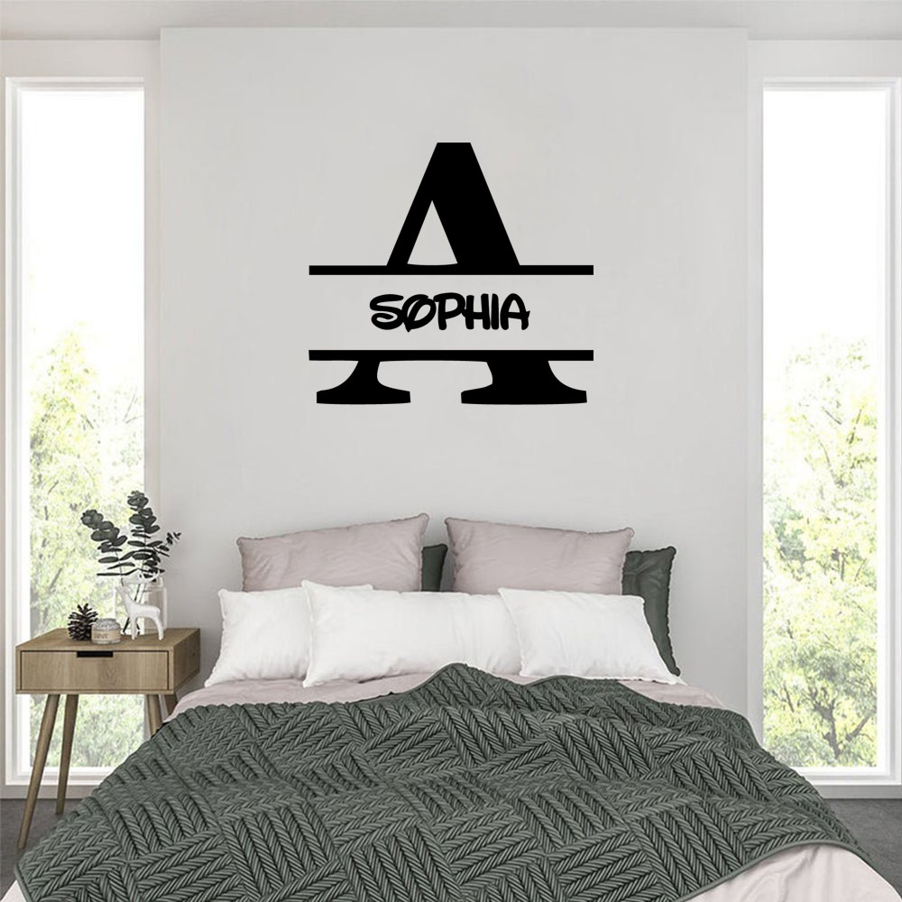 1PC Fashion Letter A Personali - Home Decor Wall Tiles ulasan dan harga