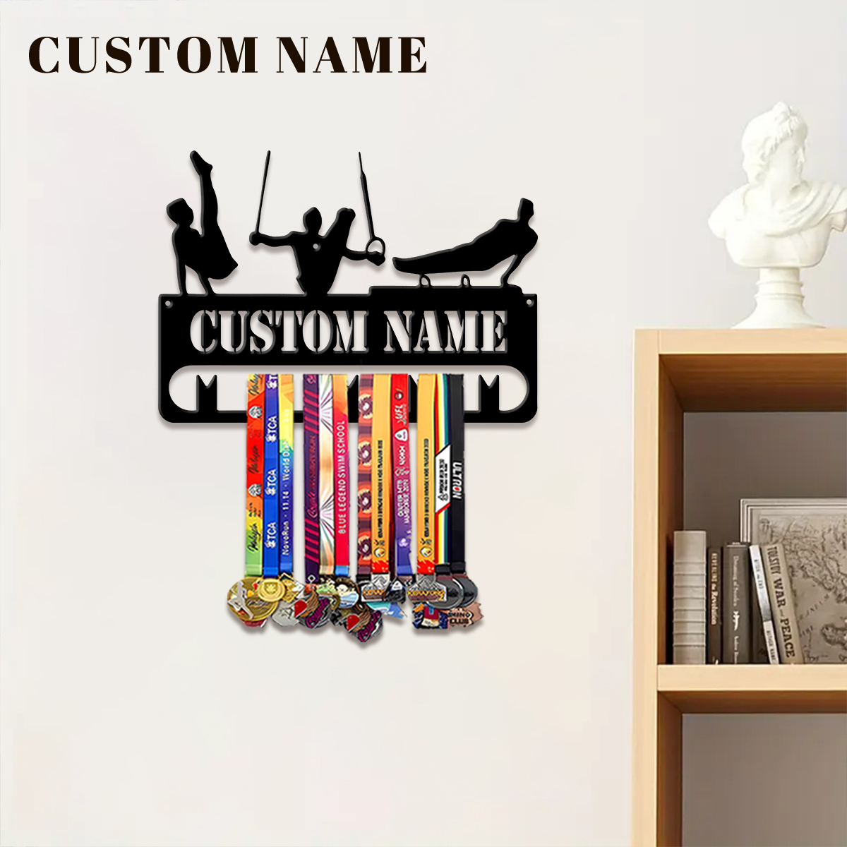 1pc Custom Fitness Metal Medal - Home Decor Organizer ulasan dan harga