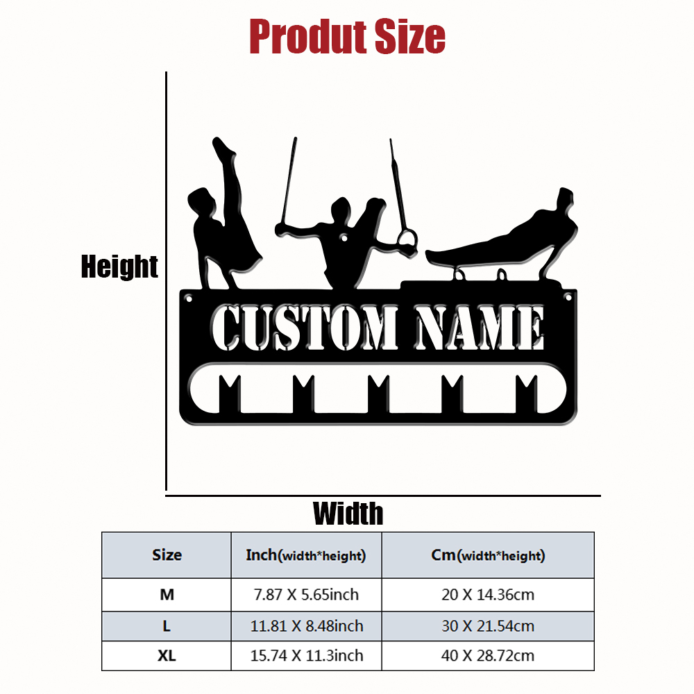 1pc Custom Fitness Metal Medal - Home Decor Organizer ulasan dan harga