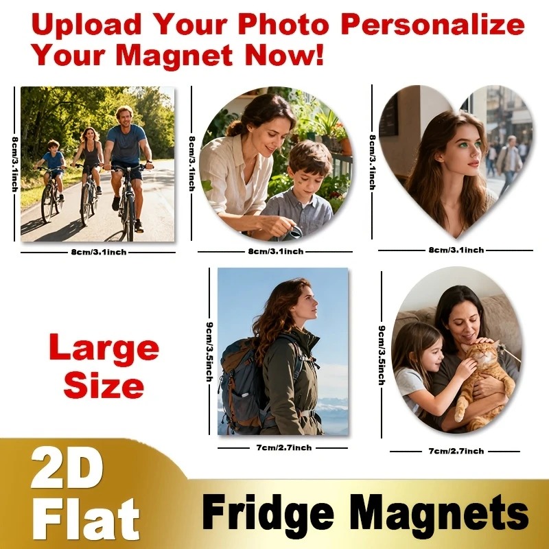 Custom Photo Fridge Magnet 2D  - Home Decor Unique ulasan dan harga