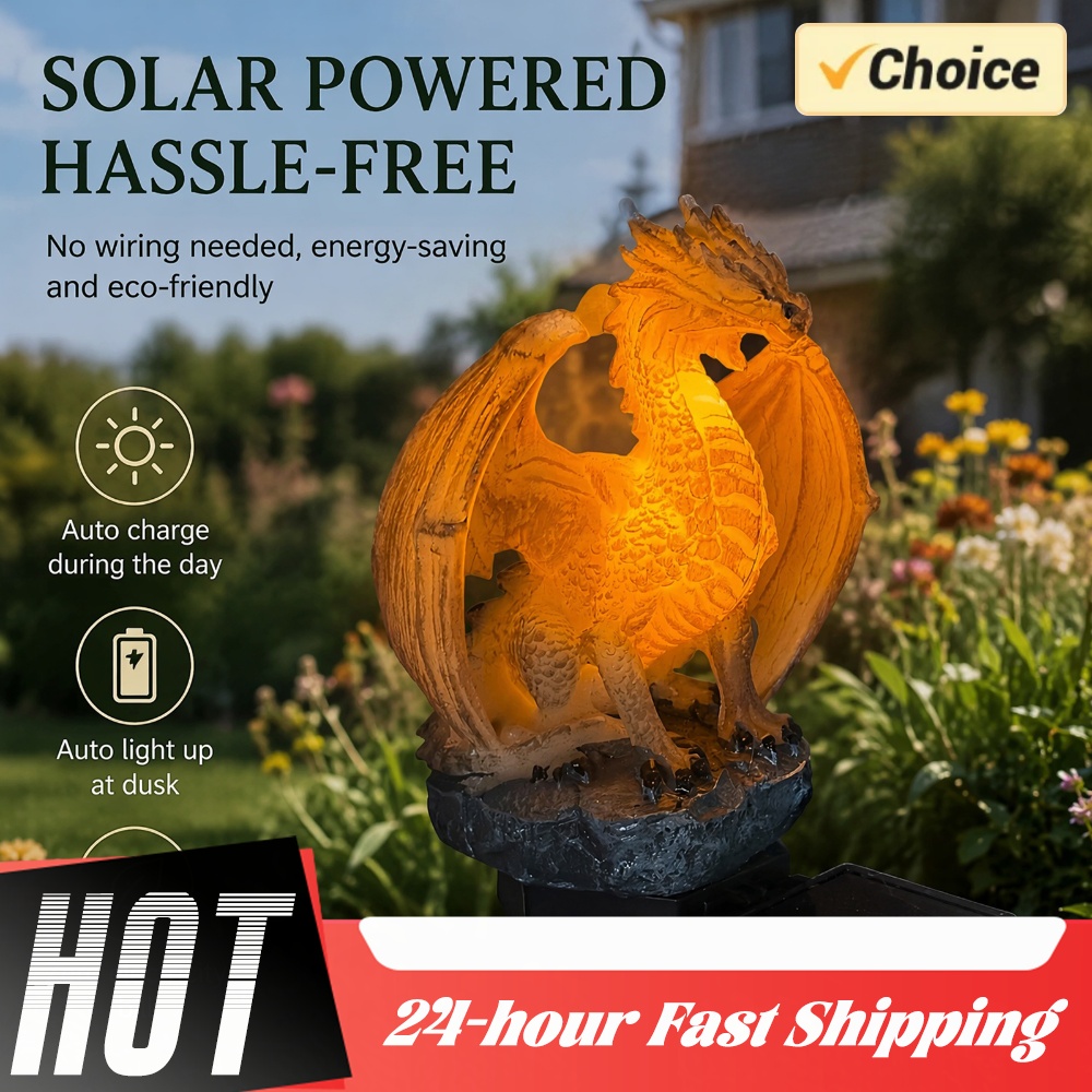 Dragon Solar Garden Light Ener - Home Decor Unique ulasan dan harga