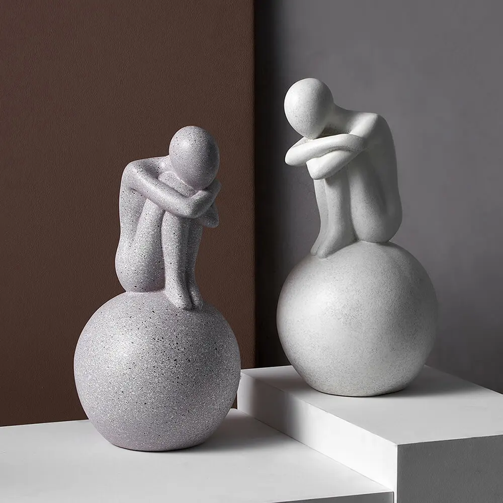 Abstract Character Decoration  - Abstract Sculpture Resin ulasan dan harga