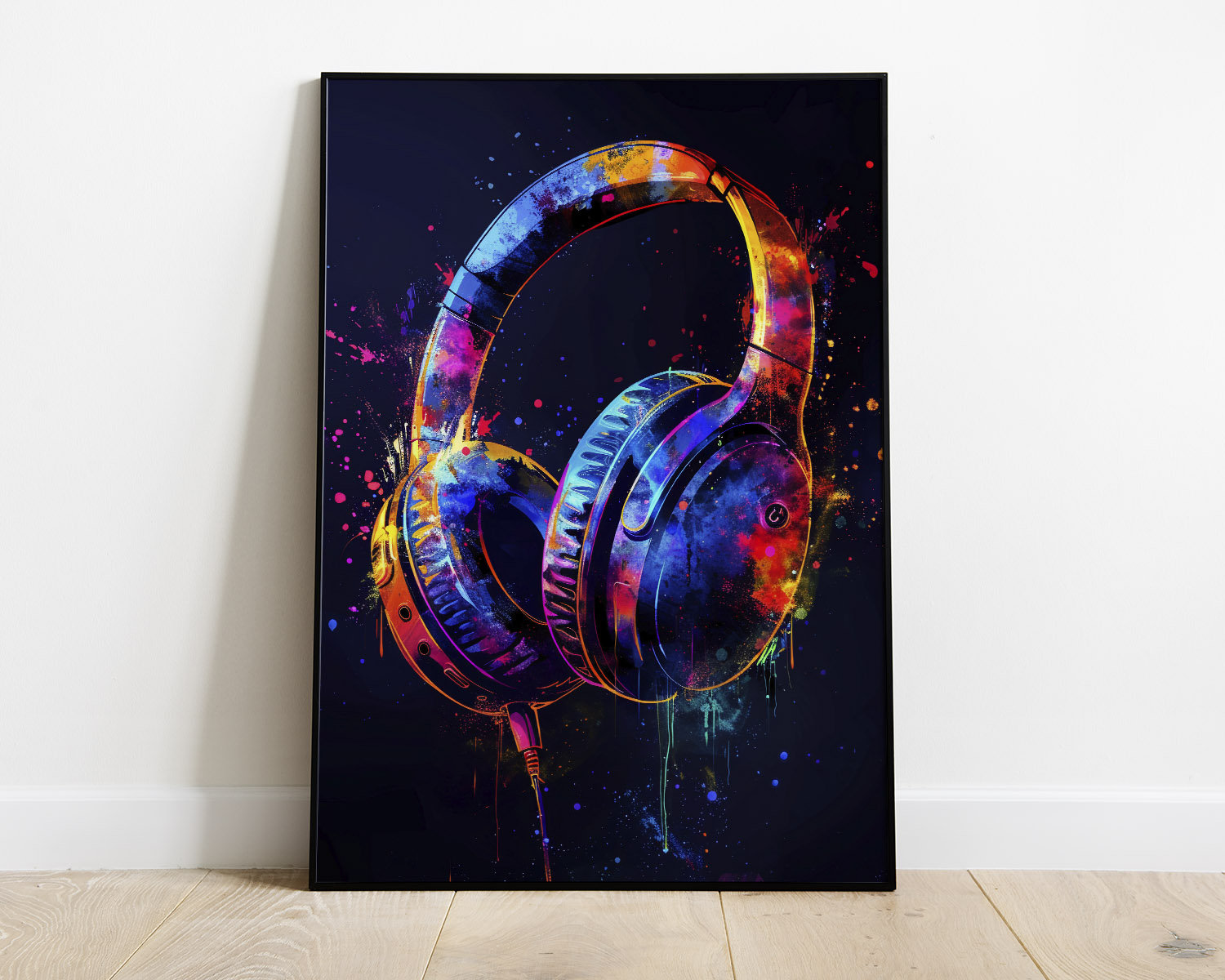 Watercolor Neon Video Game Pos - Home Decor Xbox Games ulasan dan harga