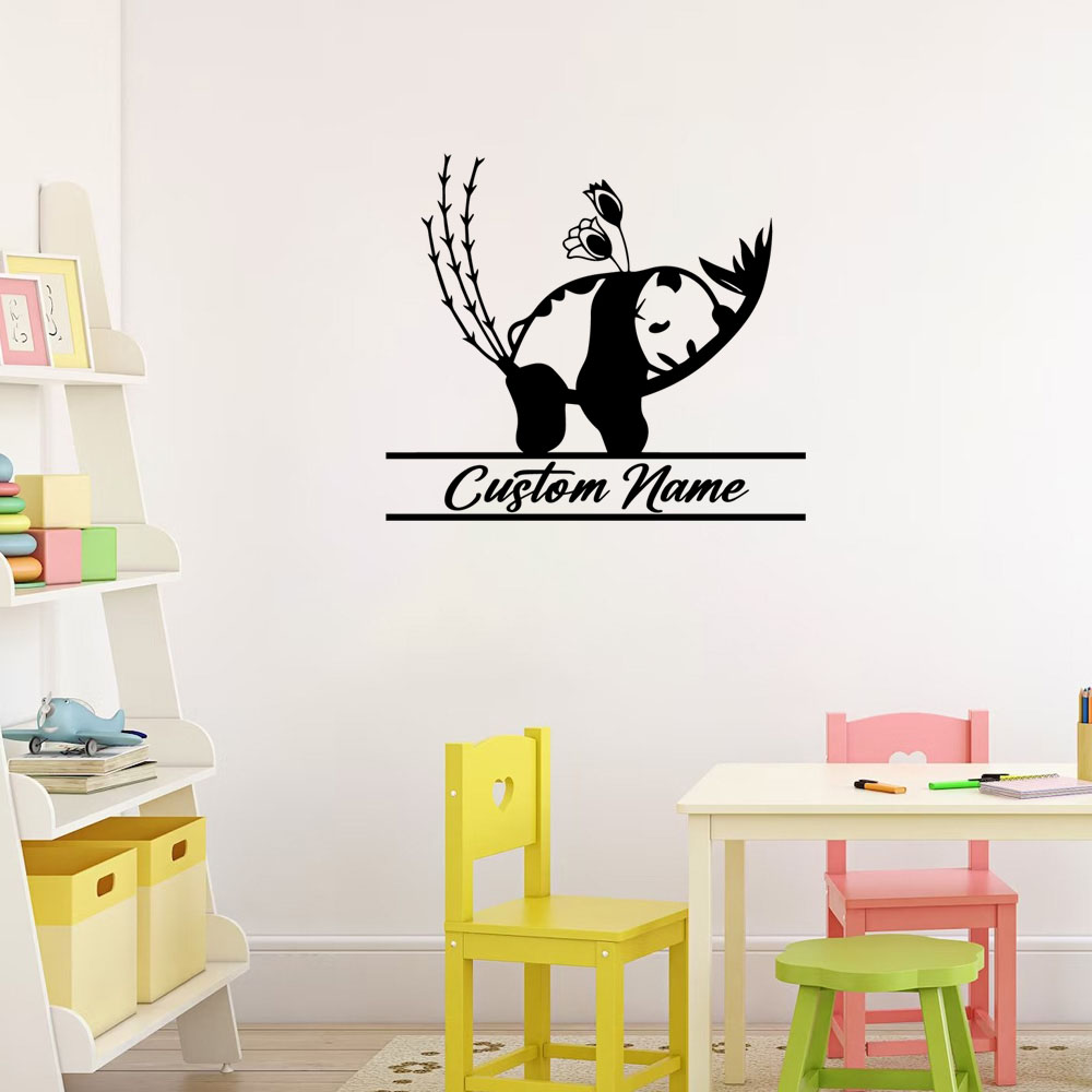 1PC Creative Panda Customizabl - Home Decor Wall Tiles ulasan dan harga