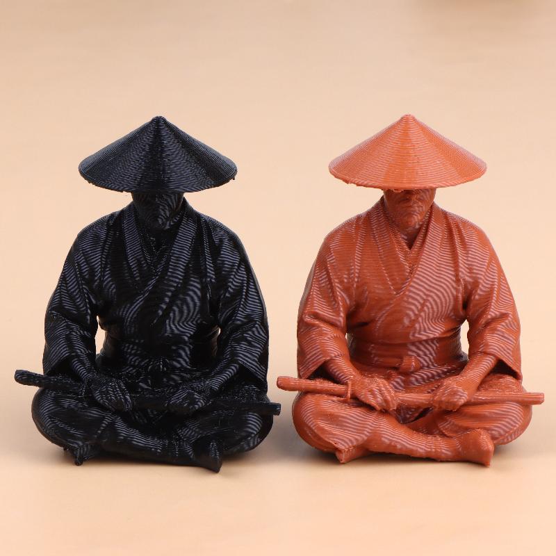 Meditating Wielding Samurai Fi - Home Decor Zen Style ulasan dan harga