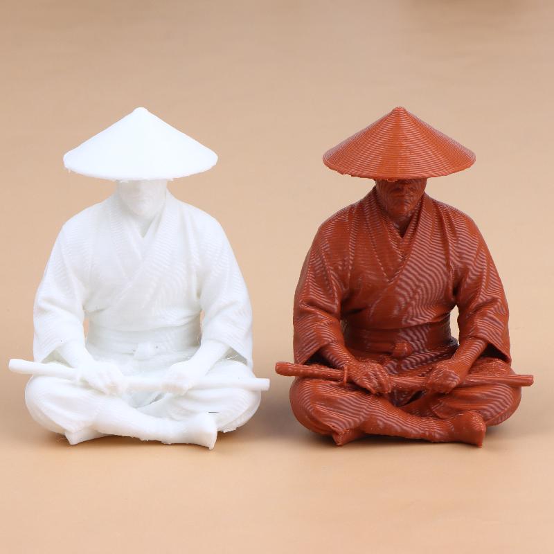 Meditating Wielding Samurai Fi - Home Decor Zen Style ulasan dan harga