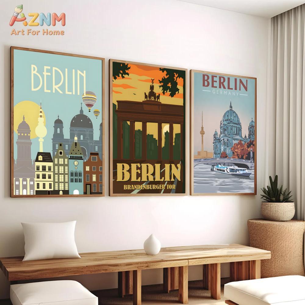 AZNM Berlin Germany Landmark F - Germany Home Decor ulasan dan harga