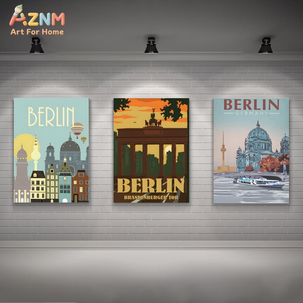 AZNM Berlin Germany Landmark F - Germany Home Decor ulasan dan harga