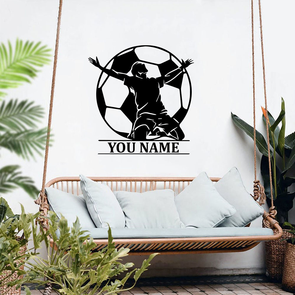 1PC Colorful Soccer Customizab - Home Decor Wall Tiles ulasan dan harga