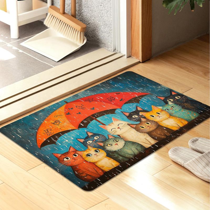 VIKAMA Cute Cats Under Umbrell - Home Decor Under 1000 ulasan dan harga