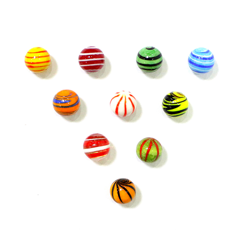 10pcs 16mm Rare Glass Marbles  - Home Xmas Decor Ideas ulasan dan harga