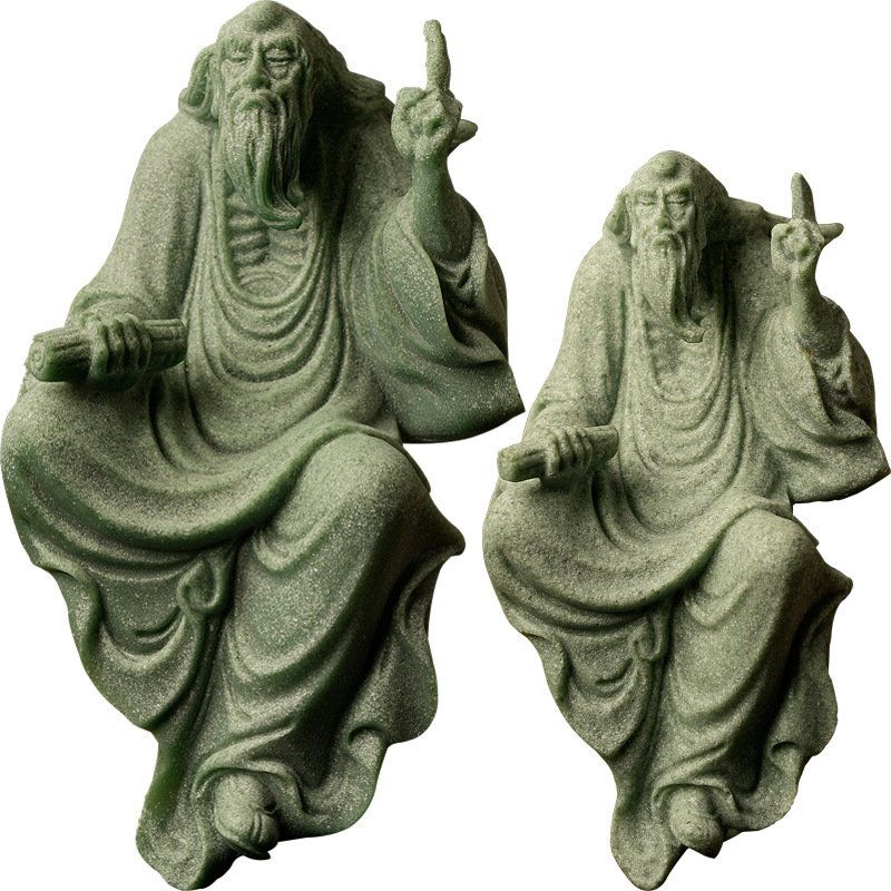 New Chinese Style Laozi Statue - Home Decor Zen Style ulasan dan harga