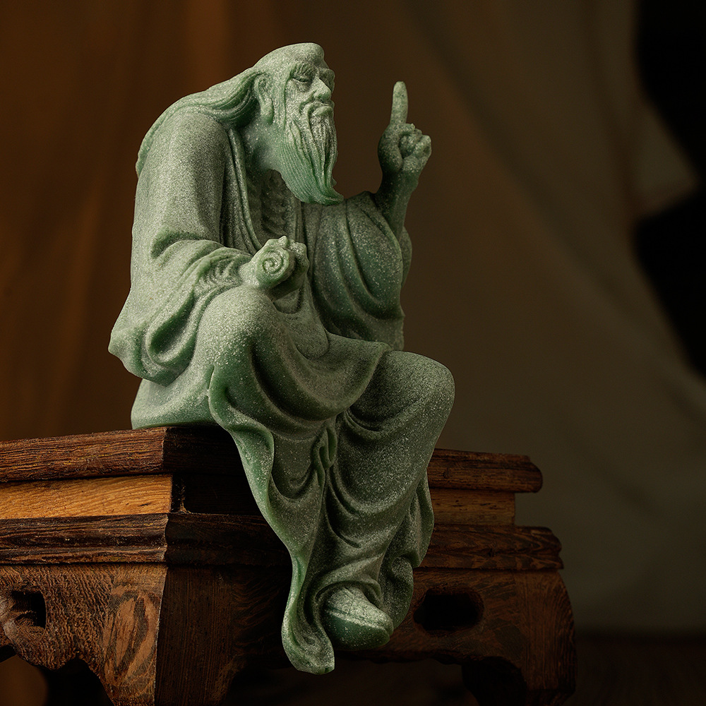 New Chinese Style Laozi Statue - Home Decor Zen Style ulasan dan harga