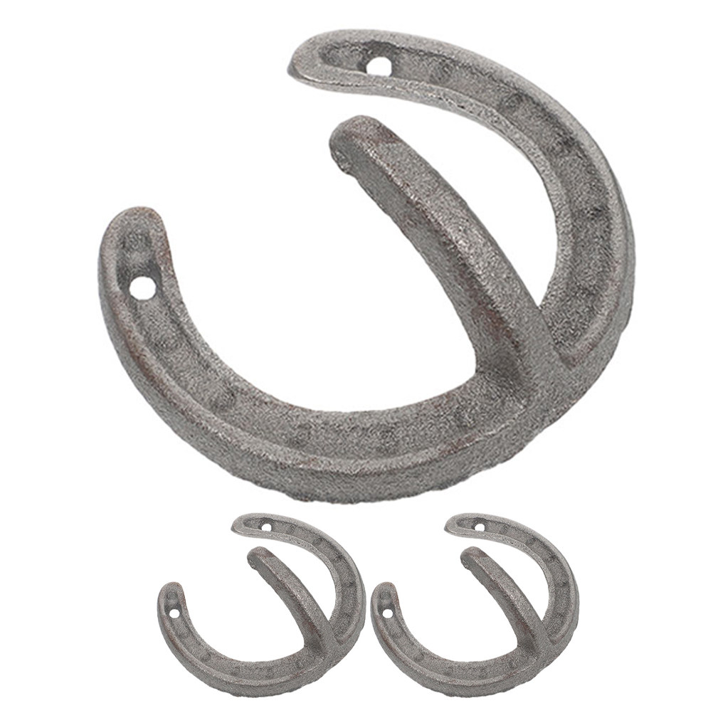 3Pcs Horseshoe Shape Wall Hook - Home Decor Organizer ulasan dan harga