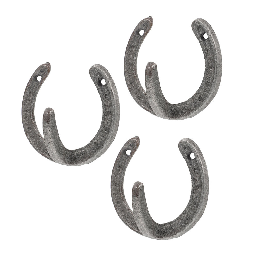 3Pcs Horseshoe Shape Wall Hook - Home Decor Organizer ulasan dan harga