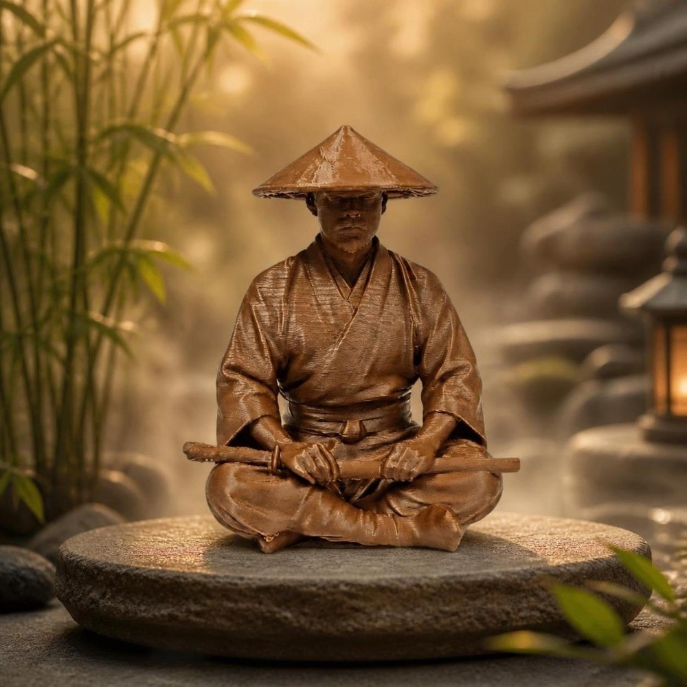 Funny Sitting Pose Ninja Ornam - Home Decor Zen Style ulasan dan harga