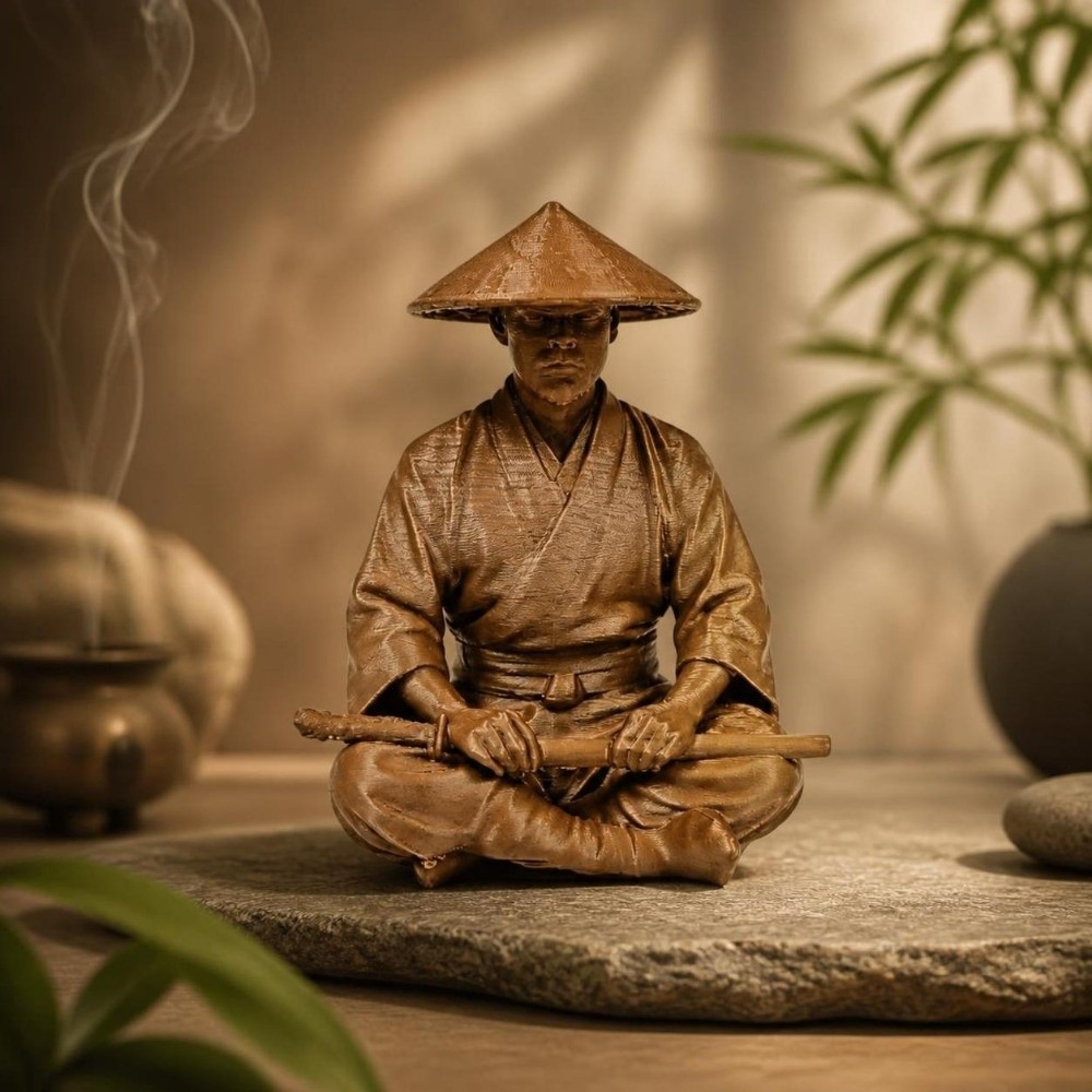 Funny Sitting Pose Ninja Ornam - Home Decor Zen Style ulasan dan harga
