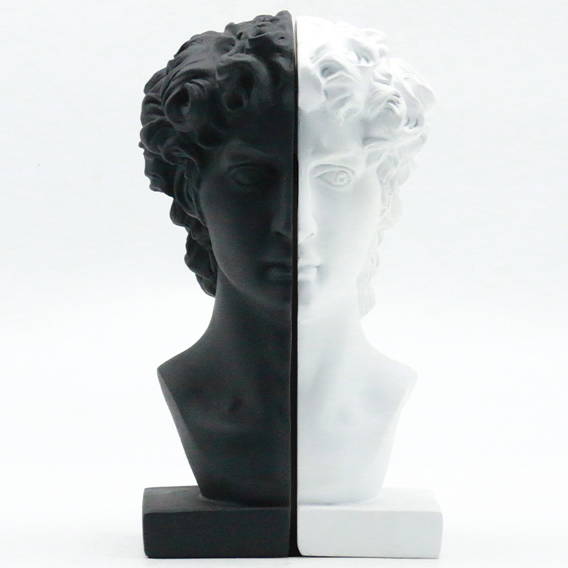 Creative Resin David Head Scul - Abstract Sculpture Resin ulasan dan harga