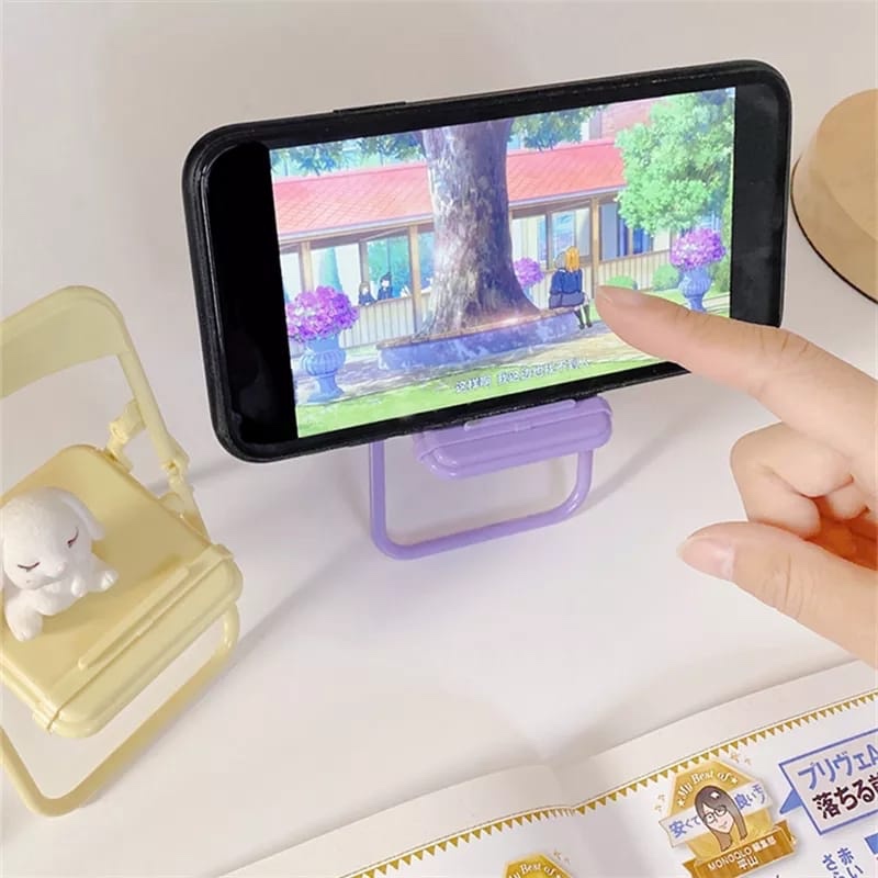 Cute Chair Phone Holder Stand  - Home Decor Organizer ulasan dan harga