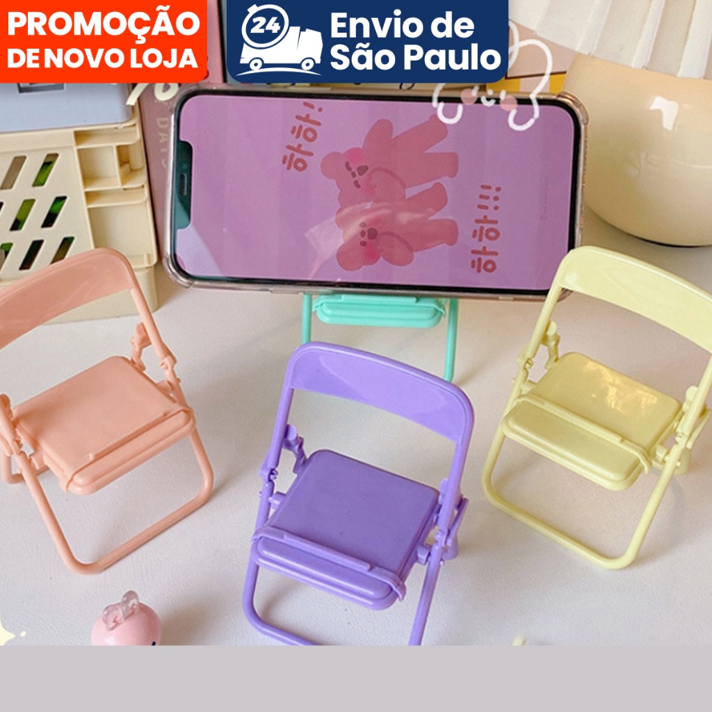Cute Chair Phone Holder Stand  - Home Decor Organizer ulasan dan harga