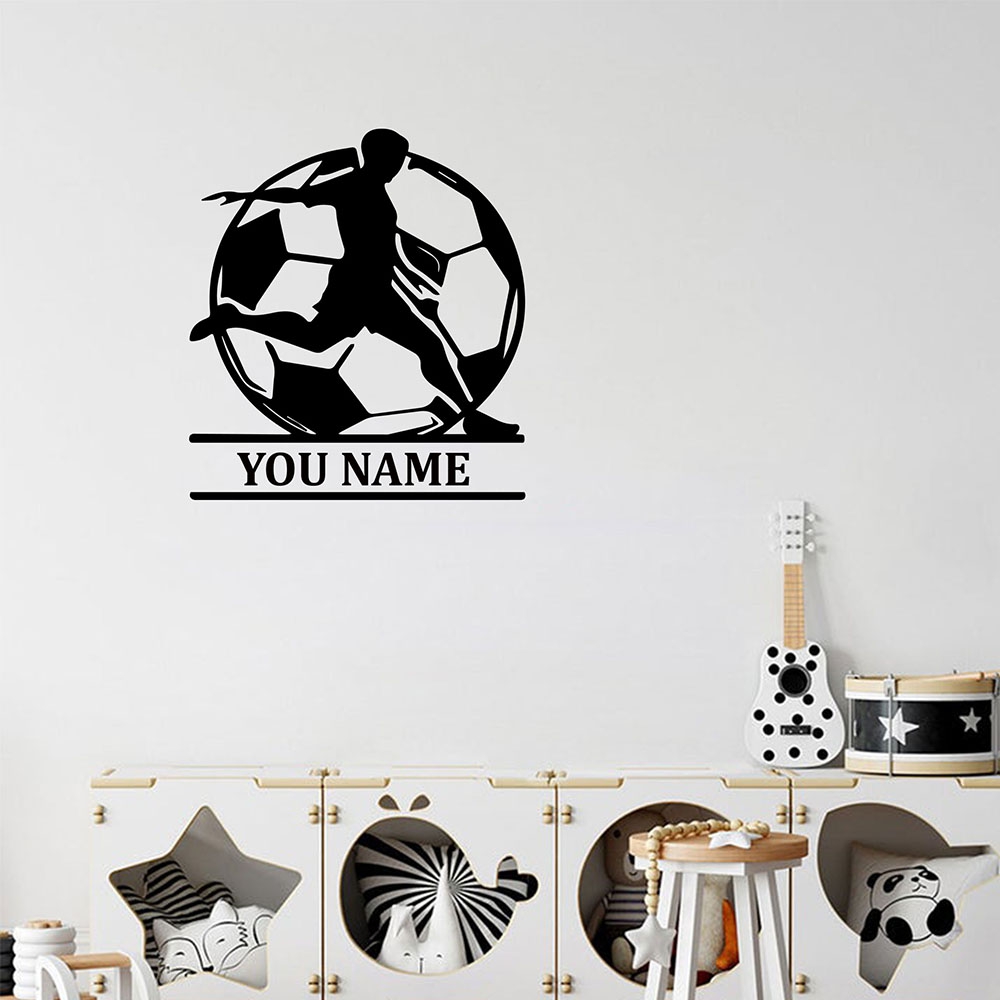1PC Fashion Soccer Customized  - Home Decor Wall Tiles ulasan dan harga