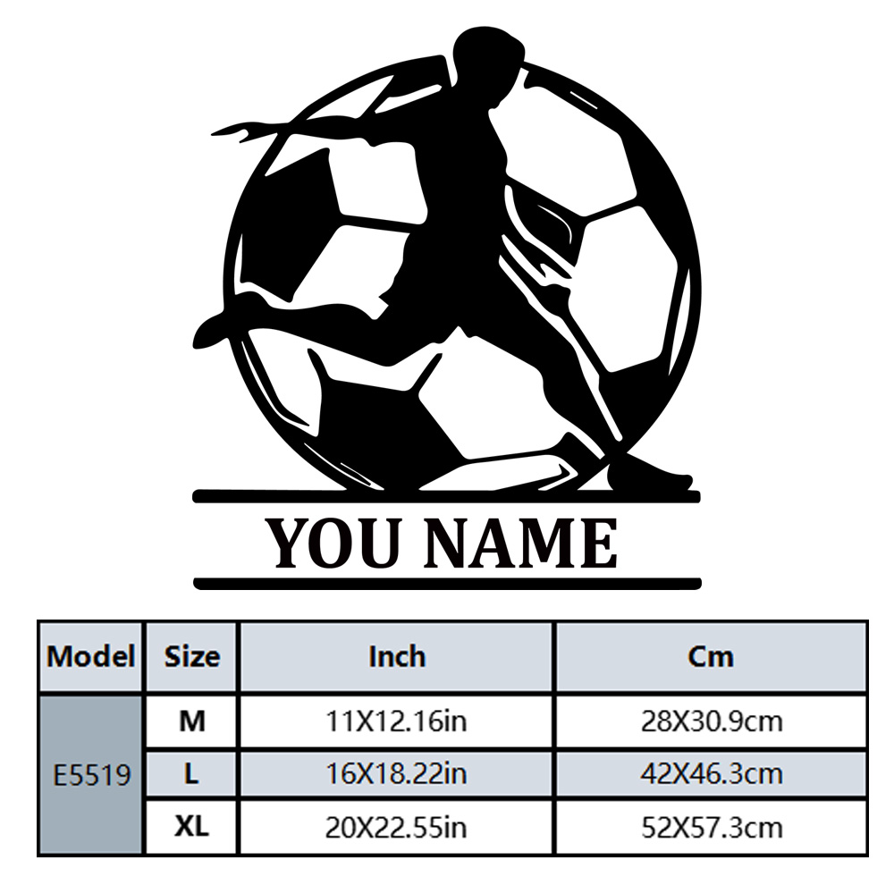 1PC Fashion Soccer Customized  - Home Decor Wall Tiles ulasan dan harga