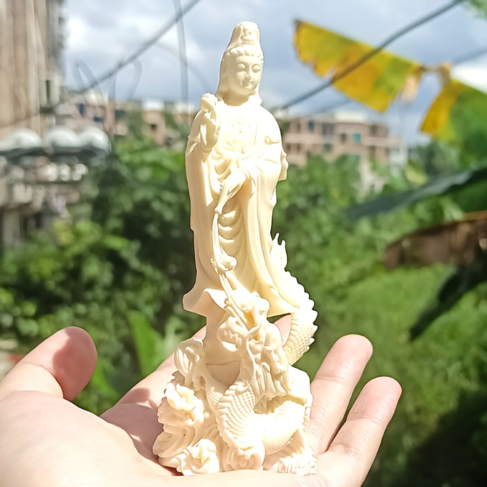 Resin Guanyin Buddha Statue Ch - Home Decor Zen Style ulasan dan harga