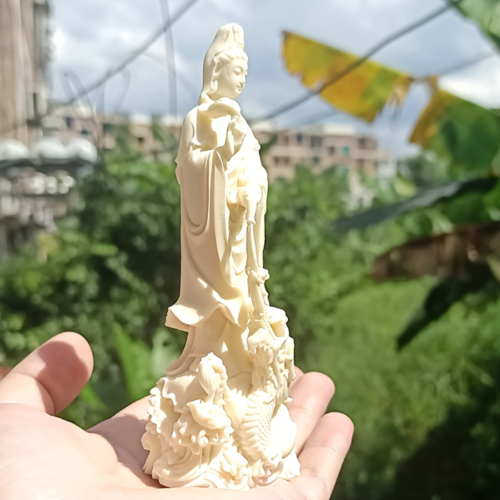 Resin Guanyin Buddha Statue Ch - Home Decor Zen Style ulasan dan harga