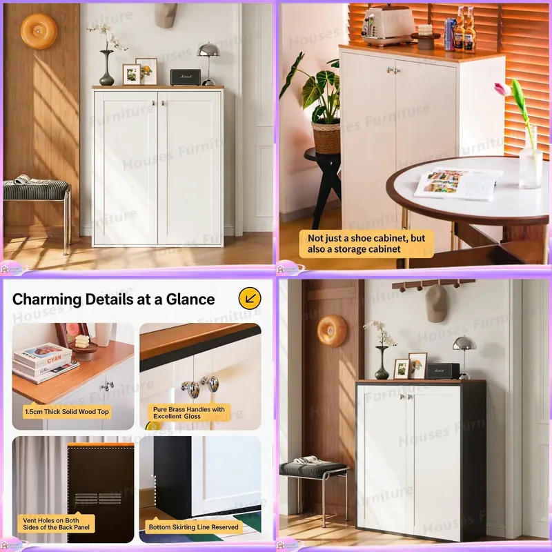 Modern Shoe Cabinet Storage Or - Home Decor Organizer ulasan dan harga
